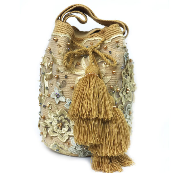 Mochila wayuu - wheat