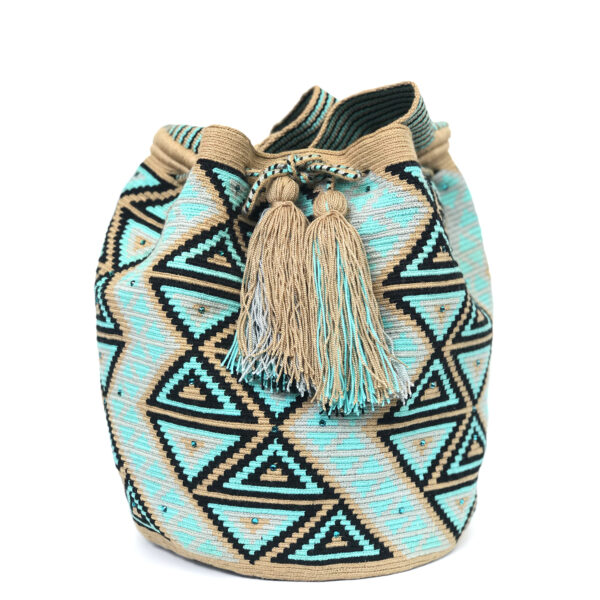 Mochila wayuu - aquamarine